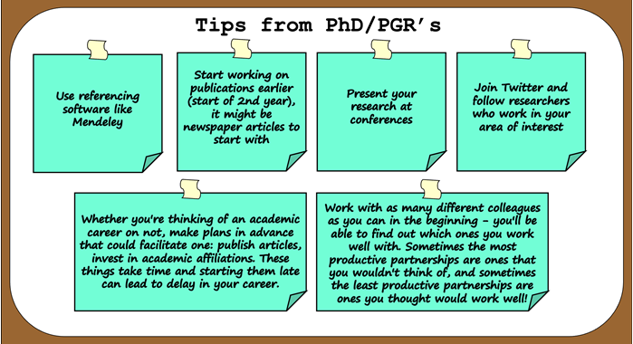 Tips PhD/PGRs