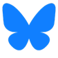 Image of Bluesky logo.